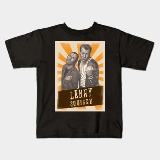 Vintage Aesthetic Lenny and squiggy Kids T-Shirt